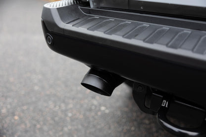22-Present Ford F-150 Raptor 3.5L and Raptor R 5.2L Armor BLK 3-Inch Axle-Back Dual Split Rear Turn Down MBRP-9