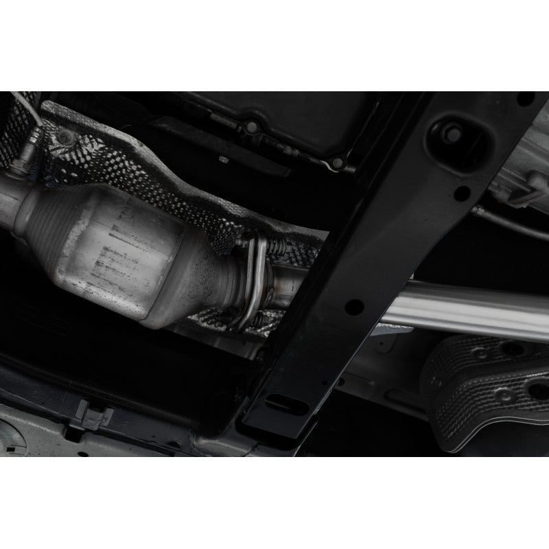 2022-Up Toyota Tundra 3.4L T304 Stainless Steel 2.5 Inch Dual Cat-Back Single Side Exit MBRP-2