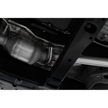 2022-Up Toyota Tundra 3.4L T304 Stainless Steel 2.5 Inch Dual Cat-Back Single Side Exit MBRP-2