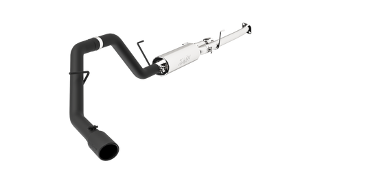 Cat Back Exhaust System Single Side Black Aluminized Steel For 09-21 Toyota Tundra 5.7L, EC-Std. and SB/Crew Cab/Short Bed MBRP