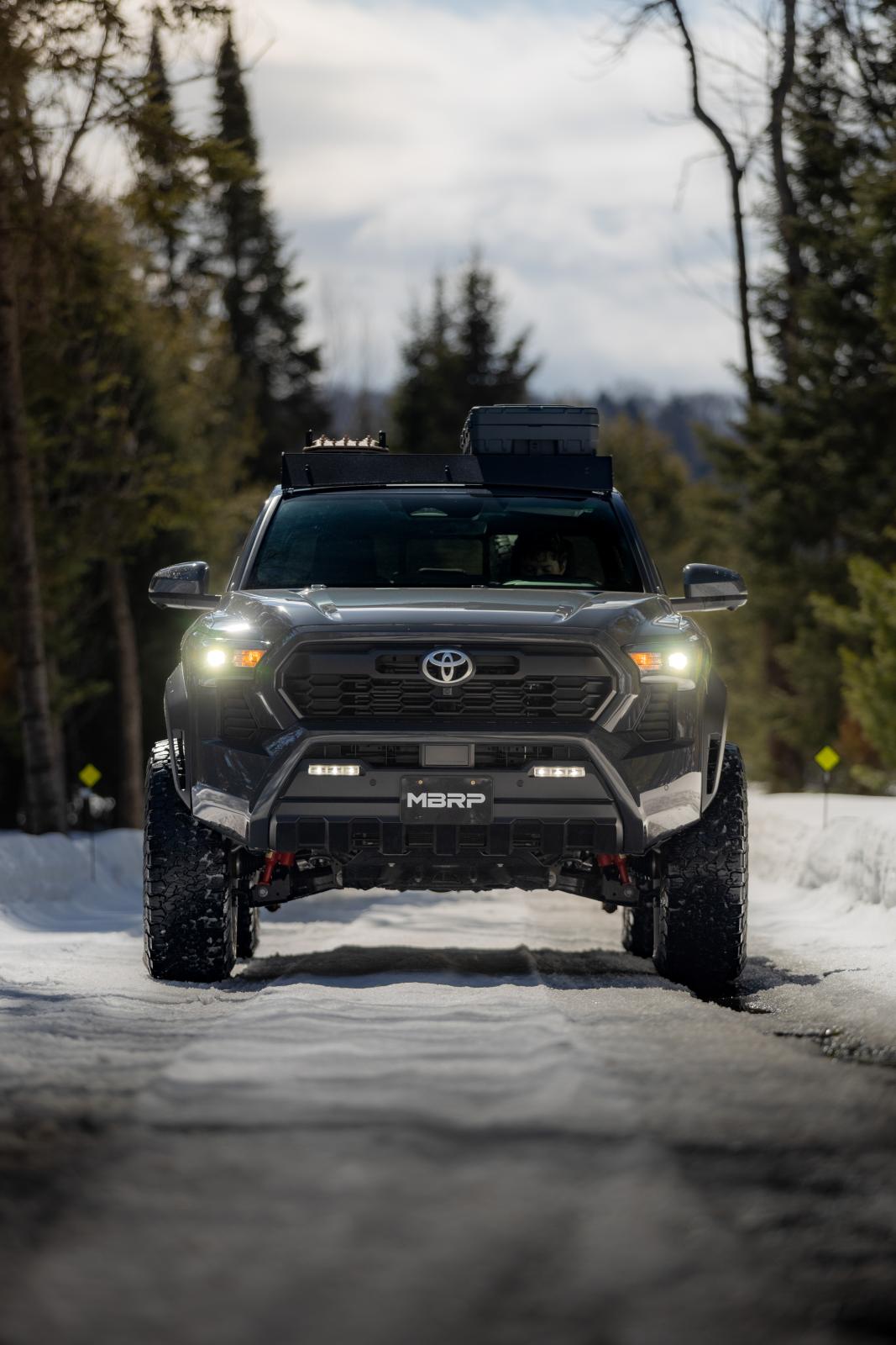 2024-Up Toyota Tacoma 2.4L Armor Pro 3-Inch Cat-Back Pre-Axle Turn Down, MBRP-3
