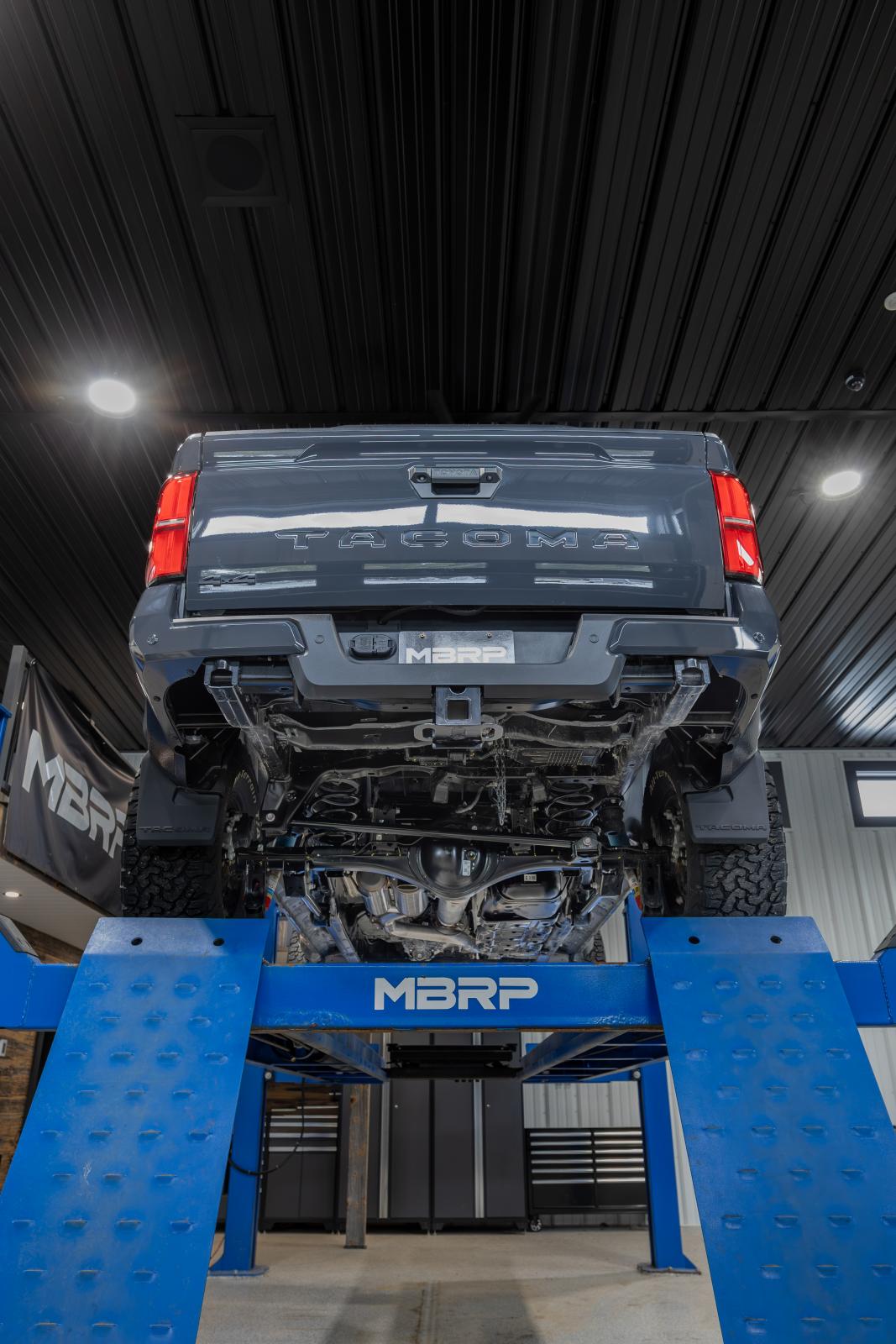 2024-Up Toyota Tacoma 2.4L Armor Pro 3-Inch Cat-Back Pre-Axle Turn Down, MBRP-6