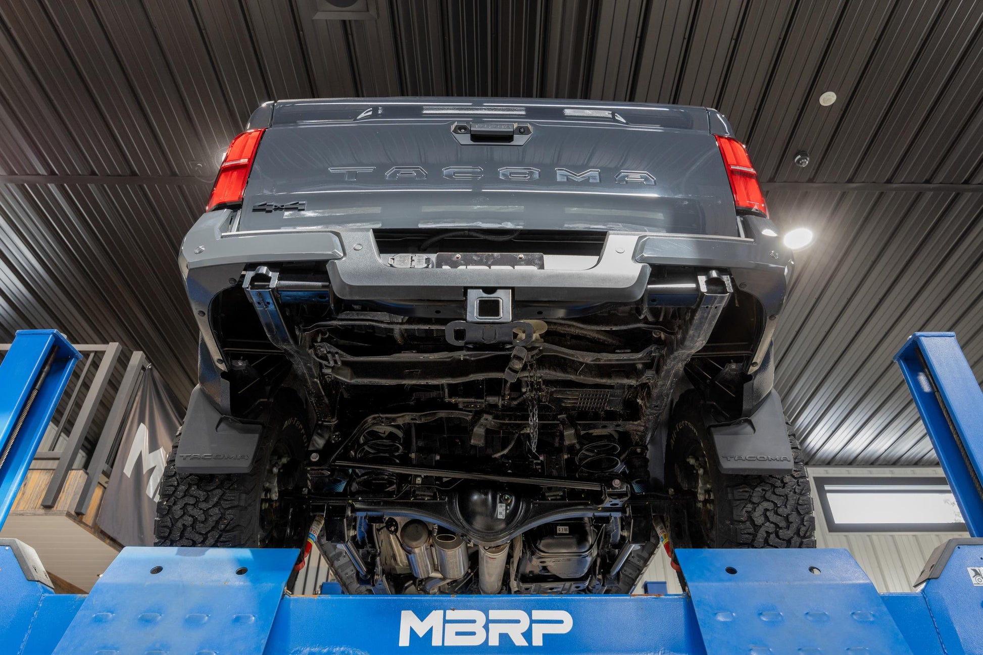 2024-Up Toyota Tacoma 2.4L Armor Pro 3-Inch Cat-Back Pre-Axle Turn Down, MBRP-7