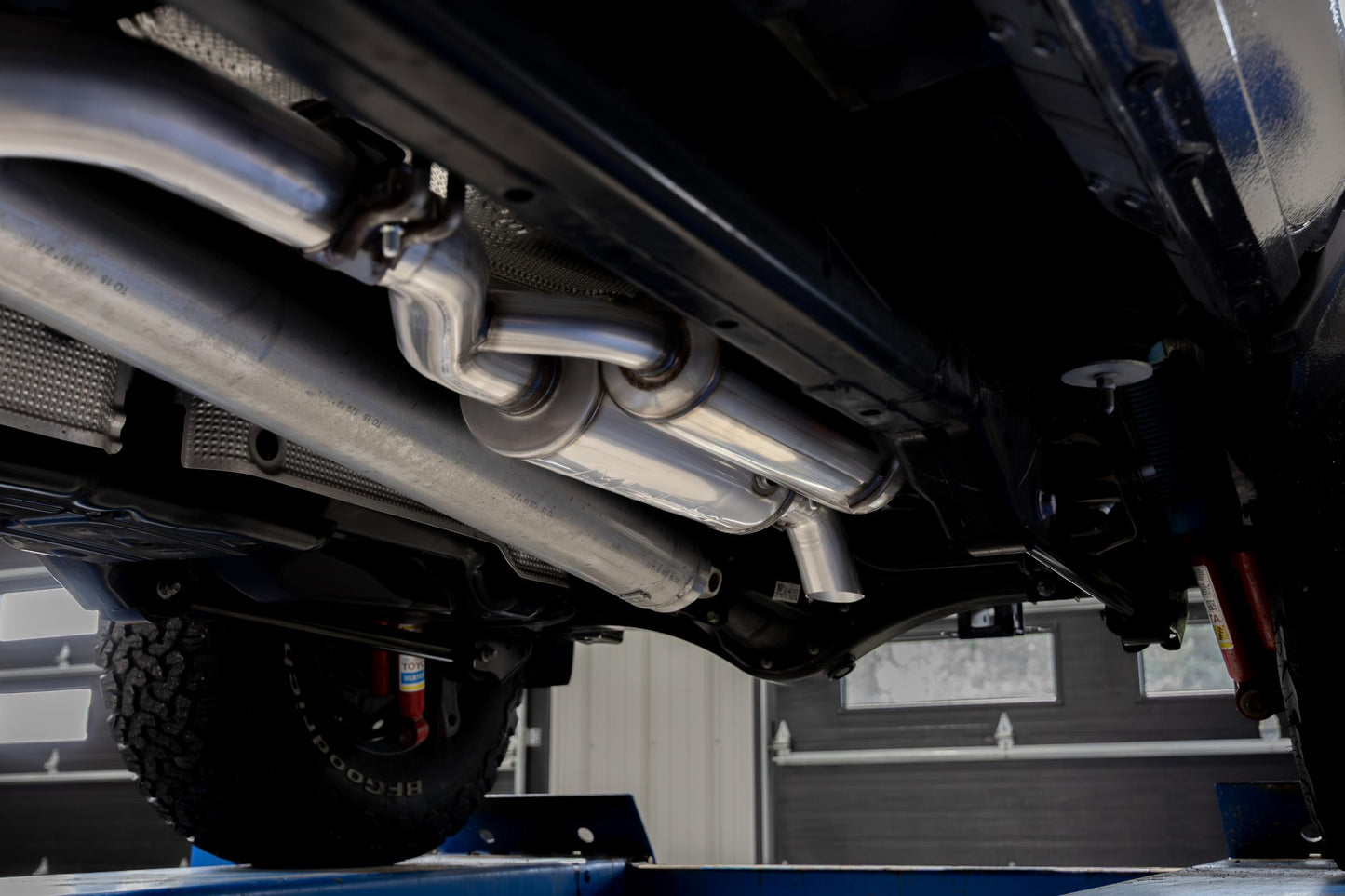 2024-Up Toyota Tacoma 2.4L Armor Pro 3-Inch Cat-Back Pre-Axle Turn Down, MBRP-13