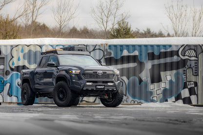 2024-Up Toyota Tacoma 2.4L Armor Lite 3-Inch Cat-Back Pre-Axle Turn Down, MBRP-2