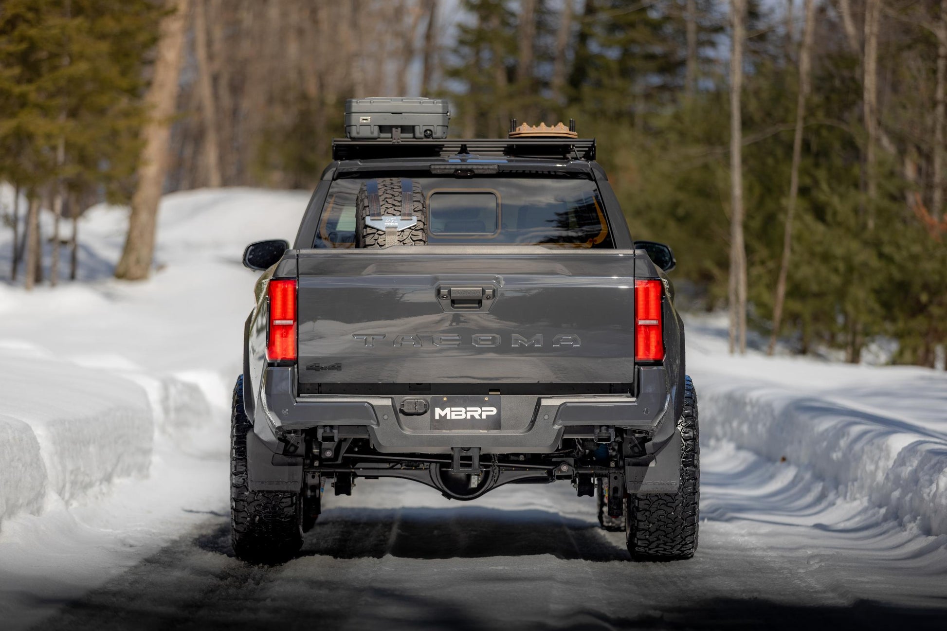2024-Up Toyota Tacoma 2.4L Armor Lite 3-Inch Cat-Back Pre-Axle Turn Down, MBRP-5