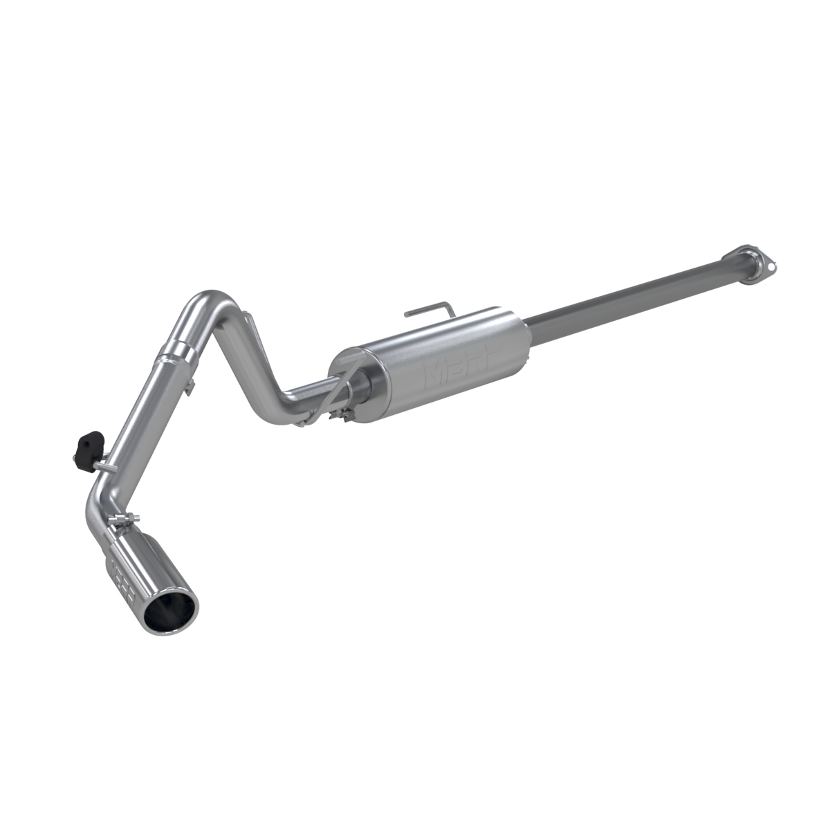 Cat Back Exhaust System Single Side Aluminized Steel For 05-15 Toyota Tacoma 4.0L Extended Cab/Crew Cab MBRP