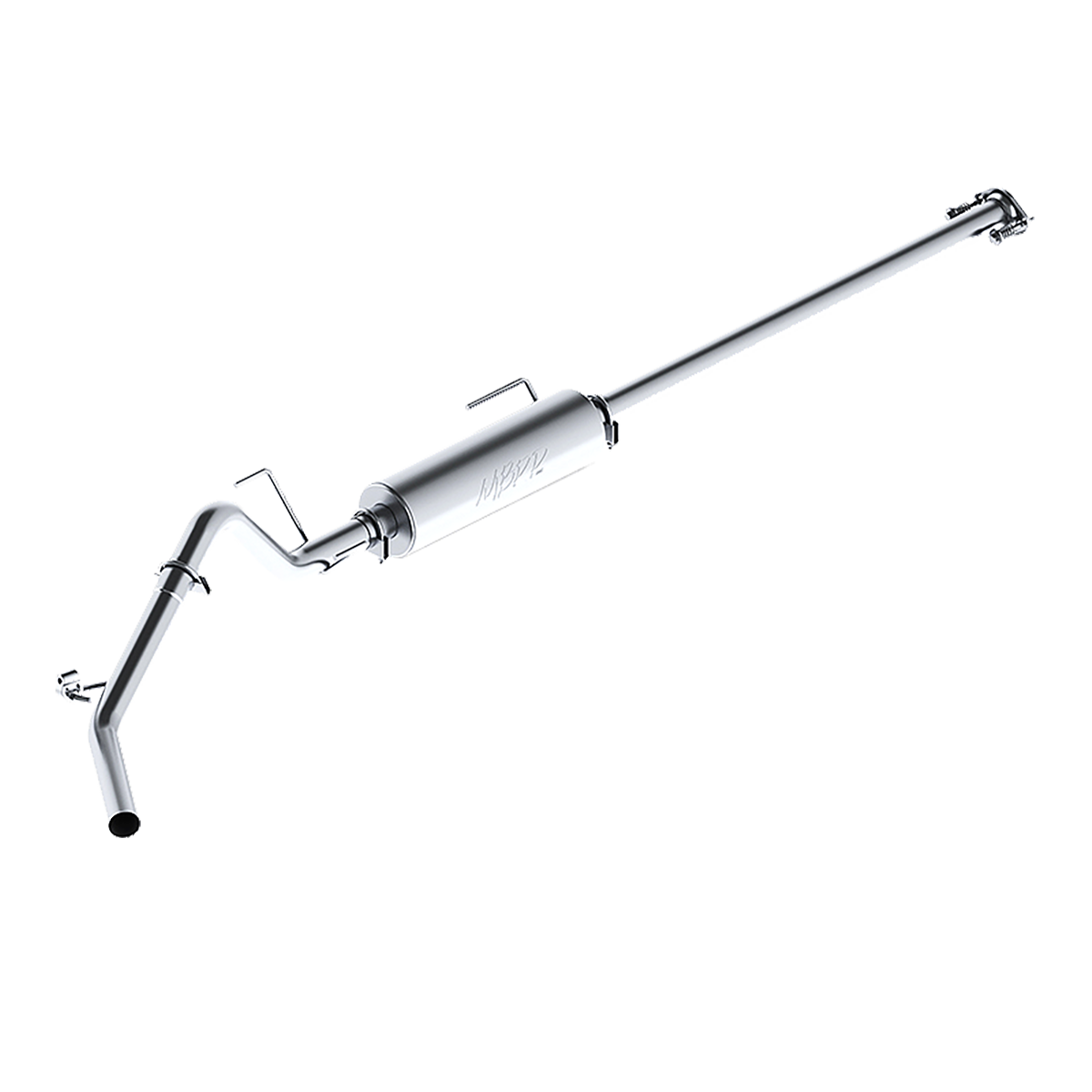 Cat Back Exhaust System Single Side Aluminized Steel For 05-15 Toyota Tacoma MBRP