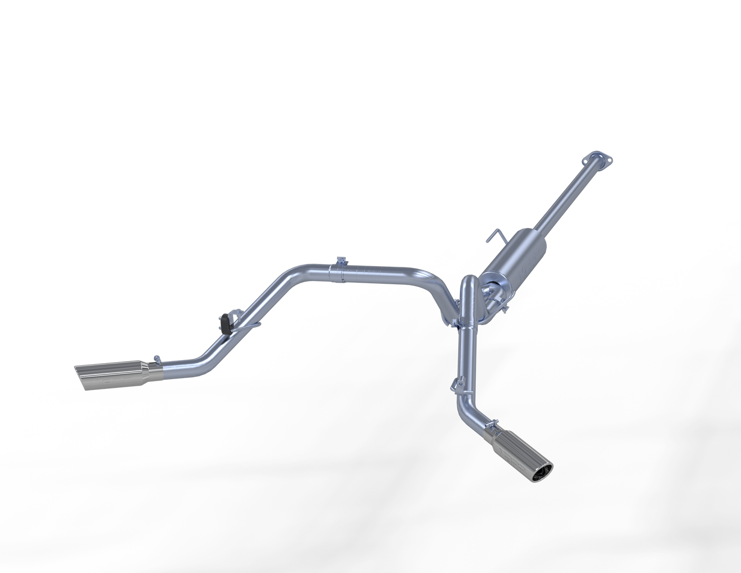 Cat Back Exhaust System Dual Split Side Aluminized Steel For 05-15 Toyota Tacoma MBRP