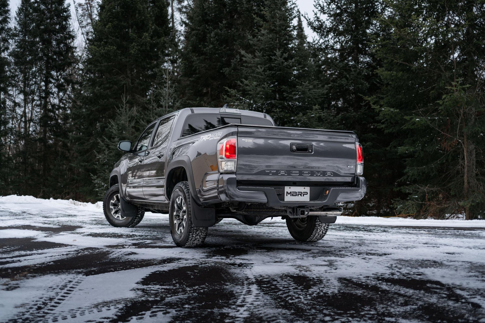 Toyota 3 Inch Cat Back Exhaust System For 16-20 Toyota Tacoma 3.5L Single Side Exit MBRP-10