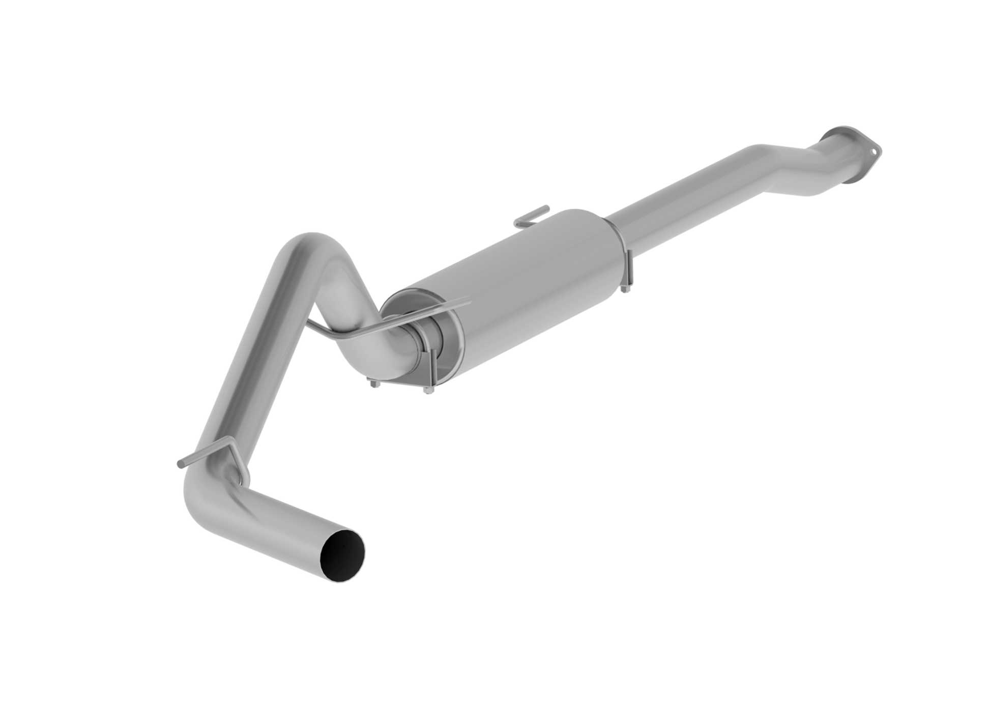 Toyota 3 Inch Cat Back Exhaust System For 16-20 Toyota Tacoma 3.5L Single Side Exit MBRP-11