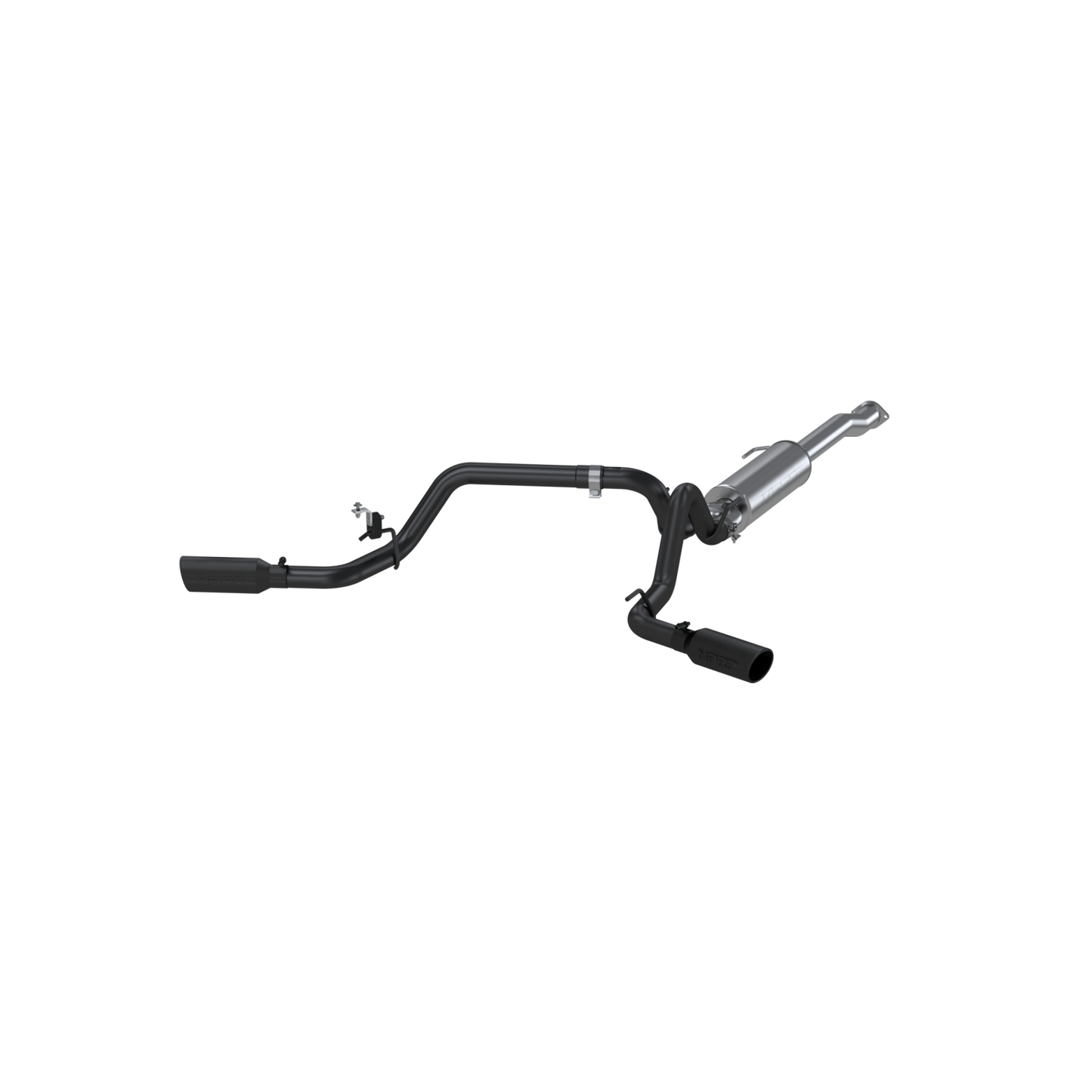 Toyota 3 Inch Cat Back Exhaust System For 16-20 Toyota Tacoma 3.5L Dual Split Side MBRP-1