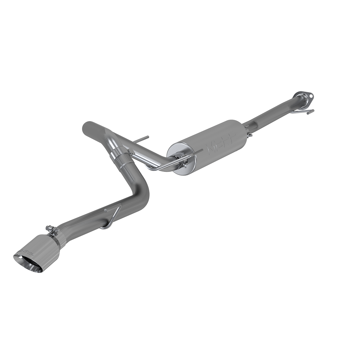 Toyota 2.5 Inch Cat Back Exhaust System For 10-20 4 Runner 11-16 Land Cruiser Prado Single Side MBRP-1