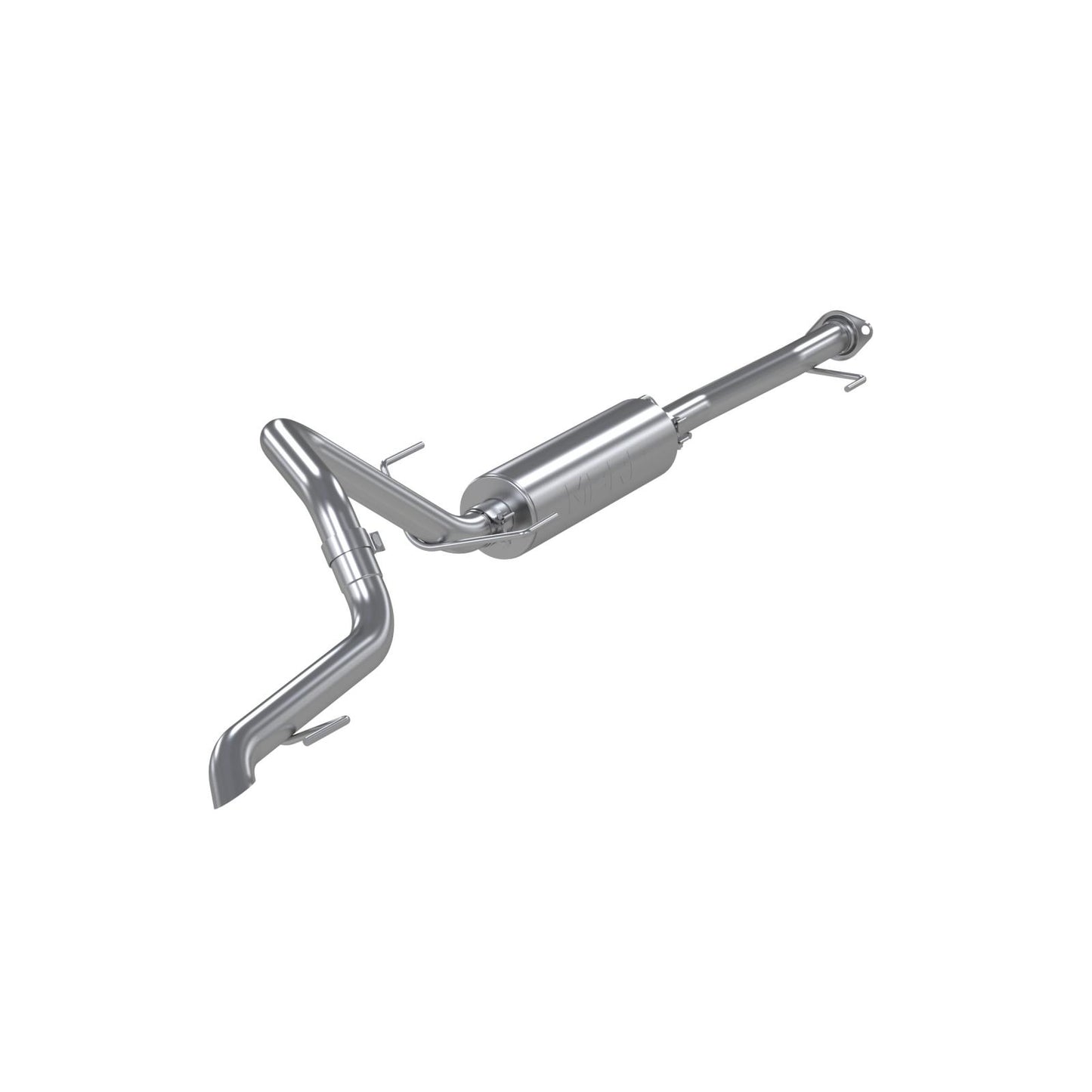 03-24 Toyota 4Runner 11-16 Toyota Land Cruiser Prado Armor Pro T304 Stainless Steel 2.5 Inch Cat-Back High Clearance Turn Down Single Rear Exit Exhaust System MBRP