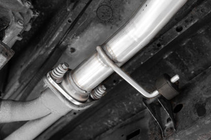 03-24 Toyota 4Runner 11-16 Toyota Land Cruiser Prado Armor Pro T304 Stainless Steel 2.5 Inch Cat-Back High Clearance Turn Down Single Rear Exit Exhaust System MBRP-2