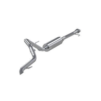 03-24 Toyota 4Runner 11-16 Toyota Land Cruiser Prado Armor Lite Aluminized Steel 2.5 Inch Cat-Back High Clearance Turn Down Single Rear Exit Exhaust System MBRP