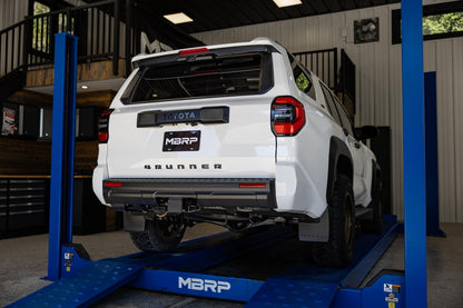 24-Present Toyota 4Runner, Armor Lite, Overland 3-Inch Cat-Back Single Rear, High-Clearance Turndown, MBRP-3