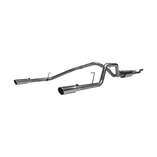 Cat Back Exhaust System Dual Split Rear T409 Stainless Steel For 04-15 Nissan Titan 5.6L MBRP