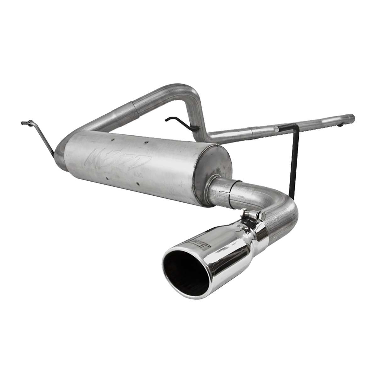 Cat Back Exhaust System Single Side Aluminized Steel For 07-11 Jeep Wrangler 2/4 Door3.8L V6 MBRP