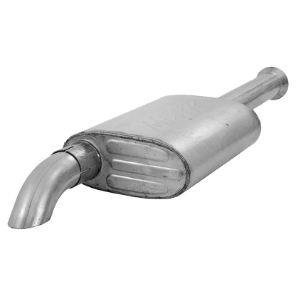 2.5 Inch Cat Back Exhaust System For 00-06 Wrangler TJ Inline 4 2.5L Inline 6 4.0L Unlimited Single Off-Road Turn Down MBRP-1