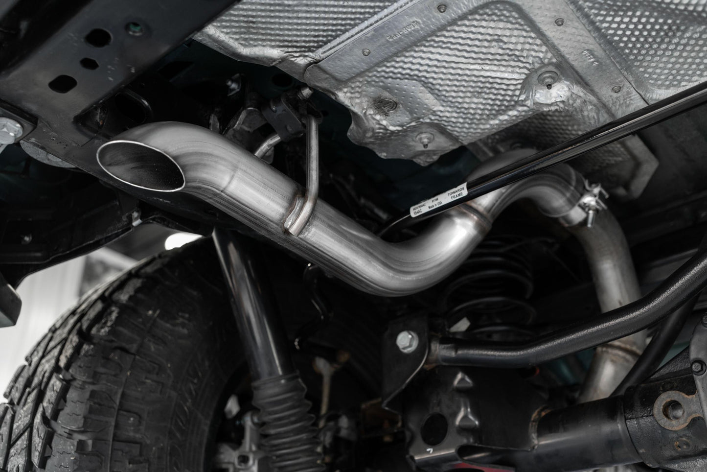 Jeep JL 2.5 Inch Axle Back Exhaust Pipe Single Rear Muffler Bypass For 18-Up Wrangler JL 2/4DR MBRP-6