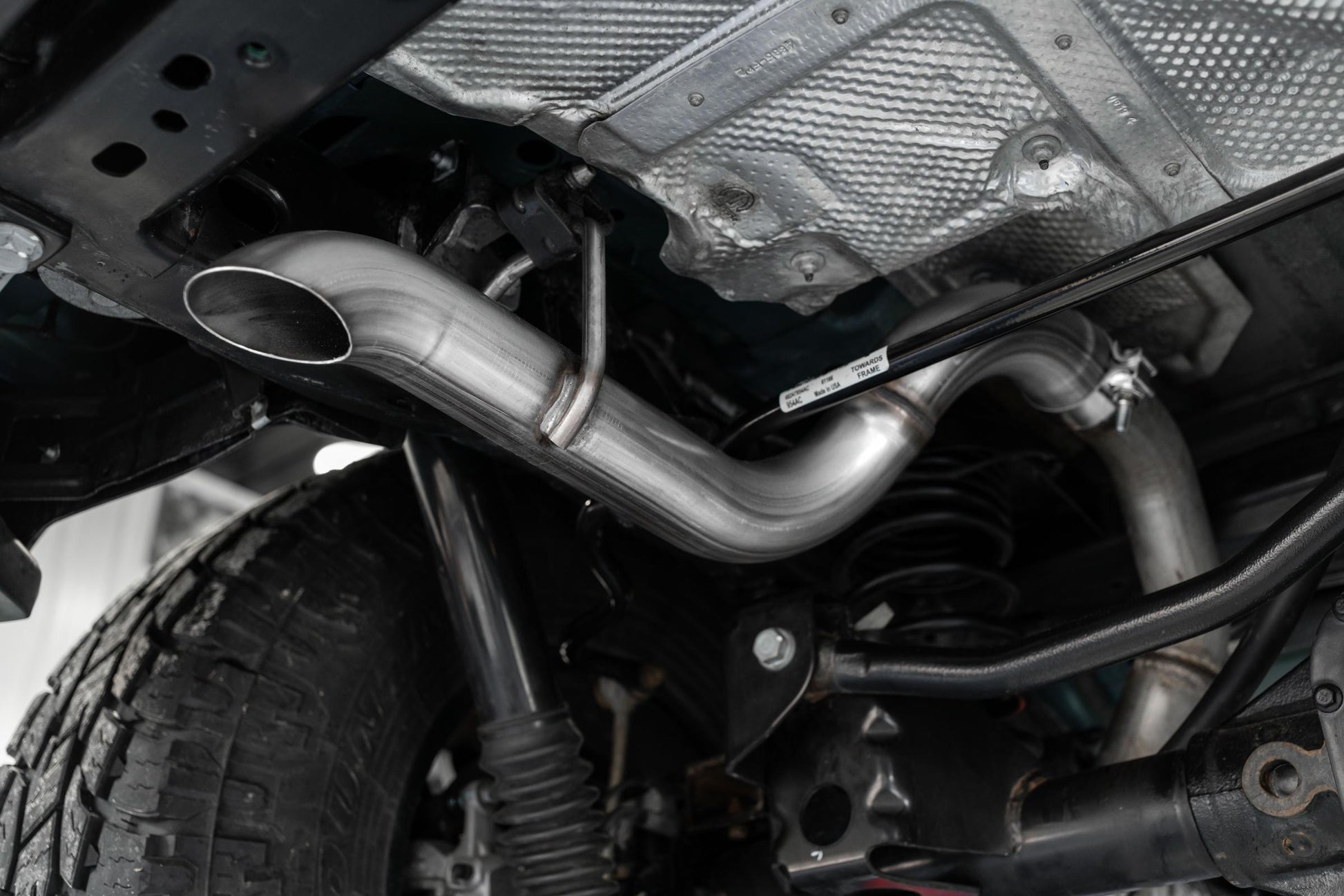 Jeep JL 2.5 Inch Axle Back Exhaust Pipe Single Rear Muffler Bypass For 18-Up Wrangler JL 2/4DR MBRP-6