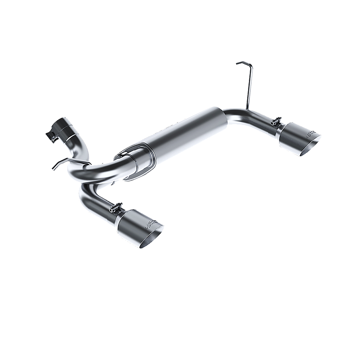 Axle Back Dual Rear Exit For 07-18 Jeep Wrangler/Rubicon JK 3.6L/3.8L V6 MBRP