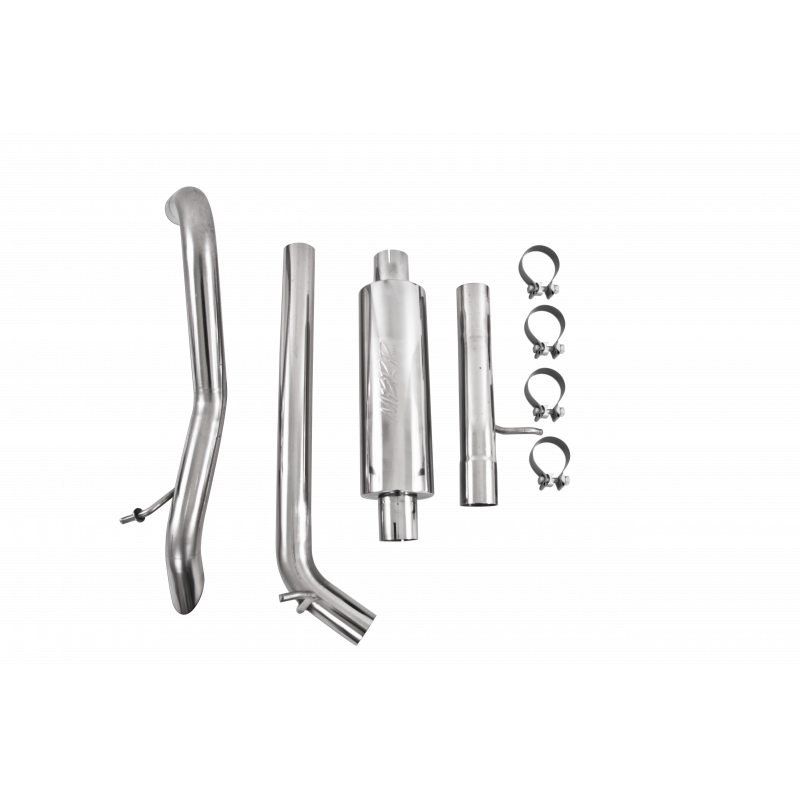 Cat Back Exhaust System Single Rear Exit Off Road For 12-18 Jeep Wrangler/Rubicon JK 3.6L V6 2/4 Door MBRP-2