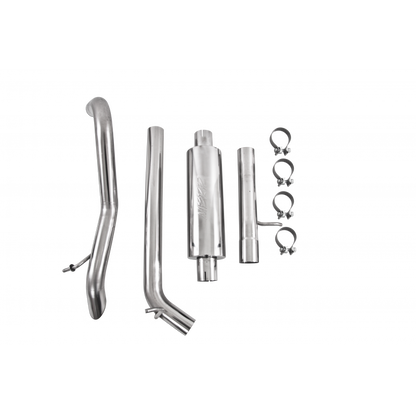 Cat Back Exhaust System Single Rear Exit Off Road For 12-18 Jeep Wrangler/Rubicon JK 3.6L V6 2/4 Door MBRP-2