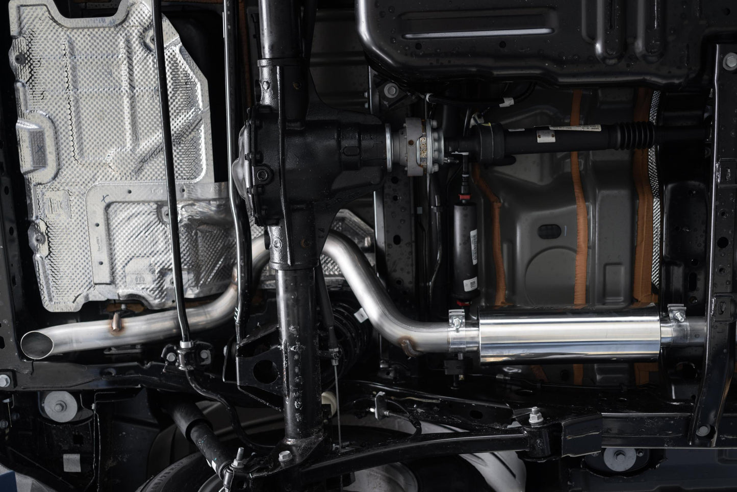 Jeep JL Cat Back Exhaust System Single Rear Exit Armor Pro Series For 18-Up Wrangler JL 2/4 Door MBRP-4