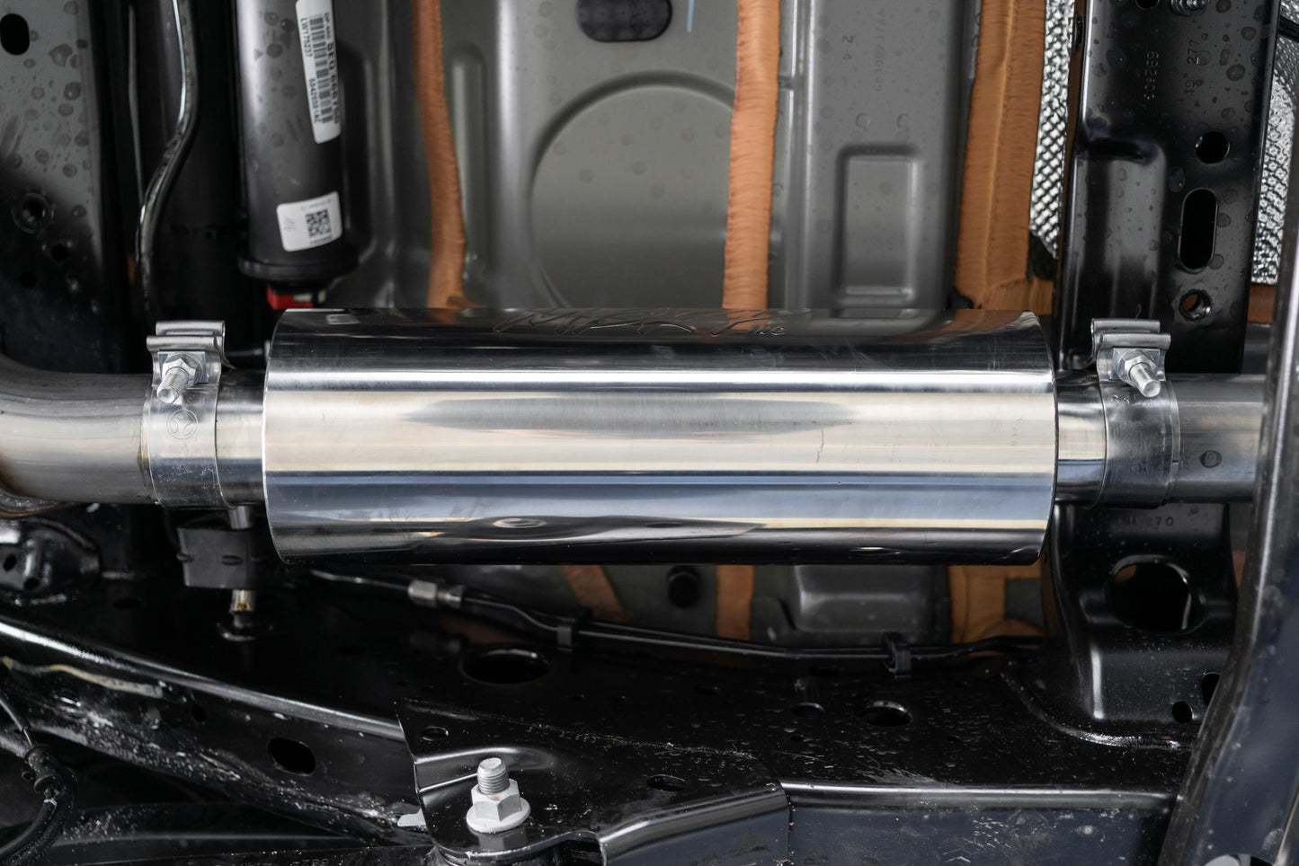 Jeep JL Cat Back Exhaust System Single Rear Exit Armor Pro Series For 18-Up Wrangler JL 2/4 Door MBRP-5