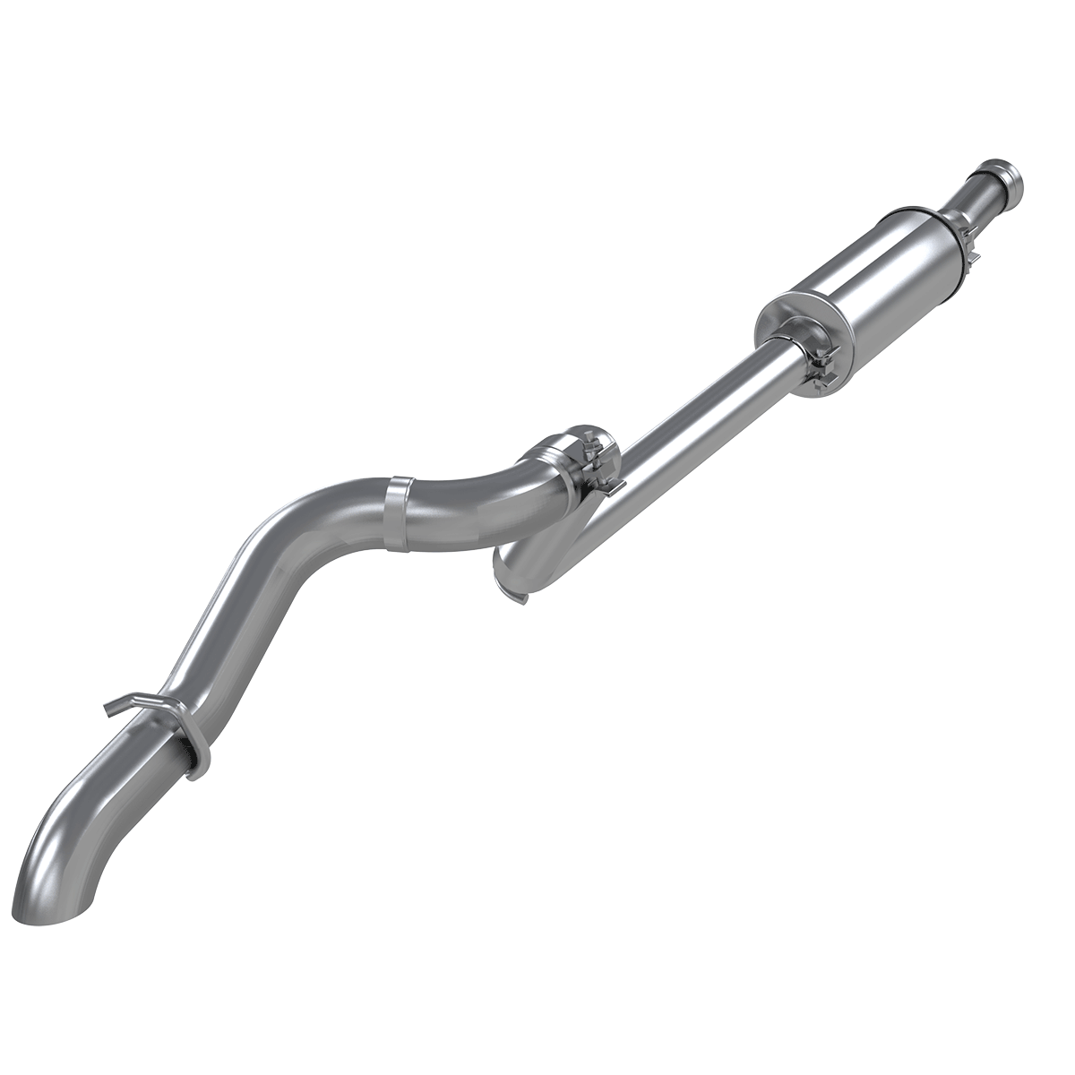Jeep Cat Back Exhaust System Single Rear Exit Armor Lite Series For 18-Up Wrangler JL 2/4 Door 2.0L, 3.6L MBRP