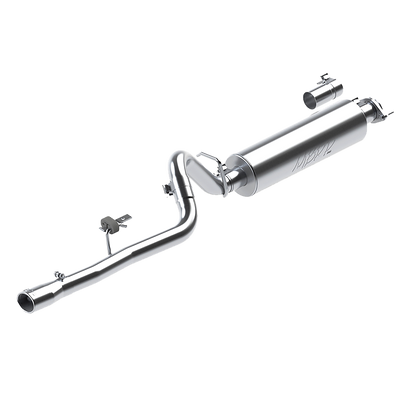 2.5 Inch Cat Back Exhaust System Single For 86-00 Cherokee 2.5L 87-01 Cherokee 4.0L MBRP