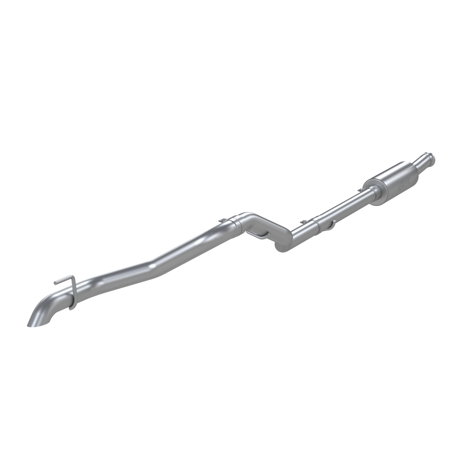 Jeep Cat Back Exhaust System Off-Road Single Rear Exit Armor Lite Series For 20-Up Jeep Gladiator 3.6L MBRP