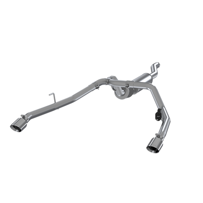 Jeep 2.5 Inch Cat Back Exhaust System Dual Rear Exit For 20-20 Jeep Gladiator 3.6L MBRP-1