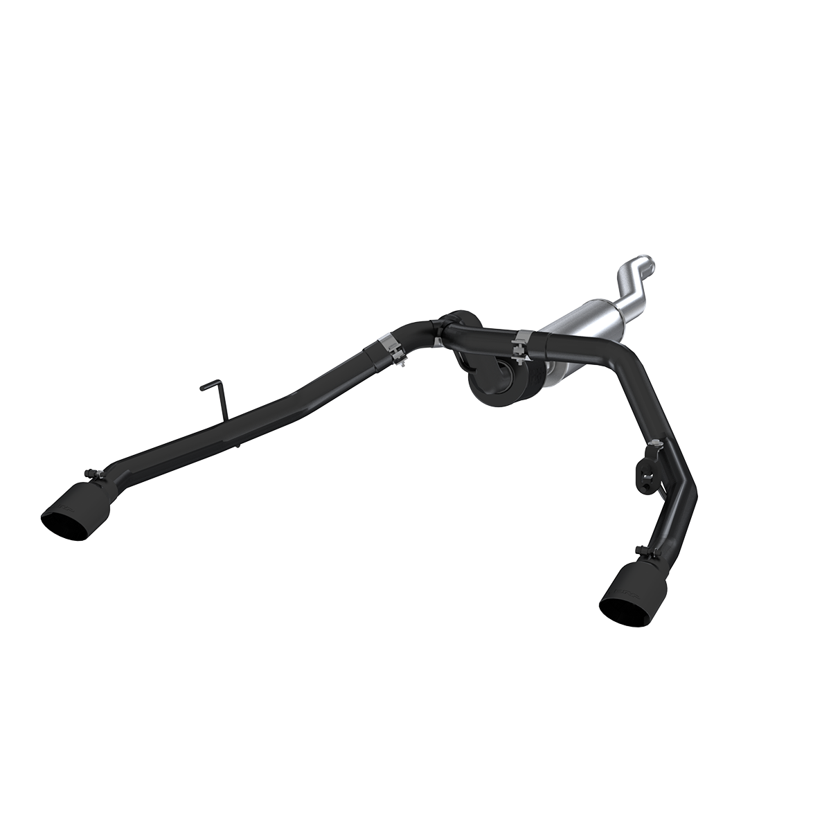 Jeep 2.5 Inch Cat Back Exhaust System Dual Rear Exit For 20-20 Jeep Gladiator 3.6L MBRP