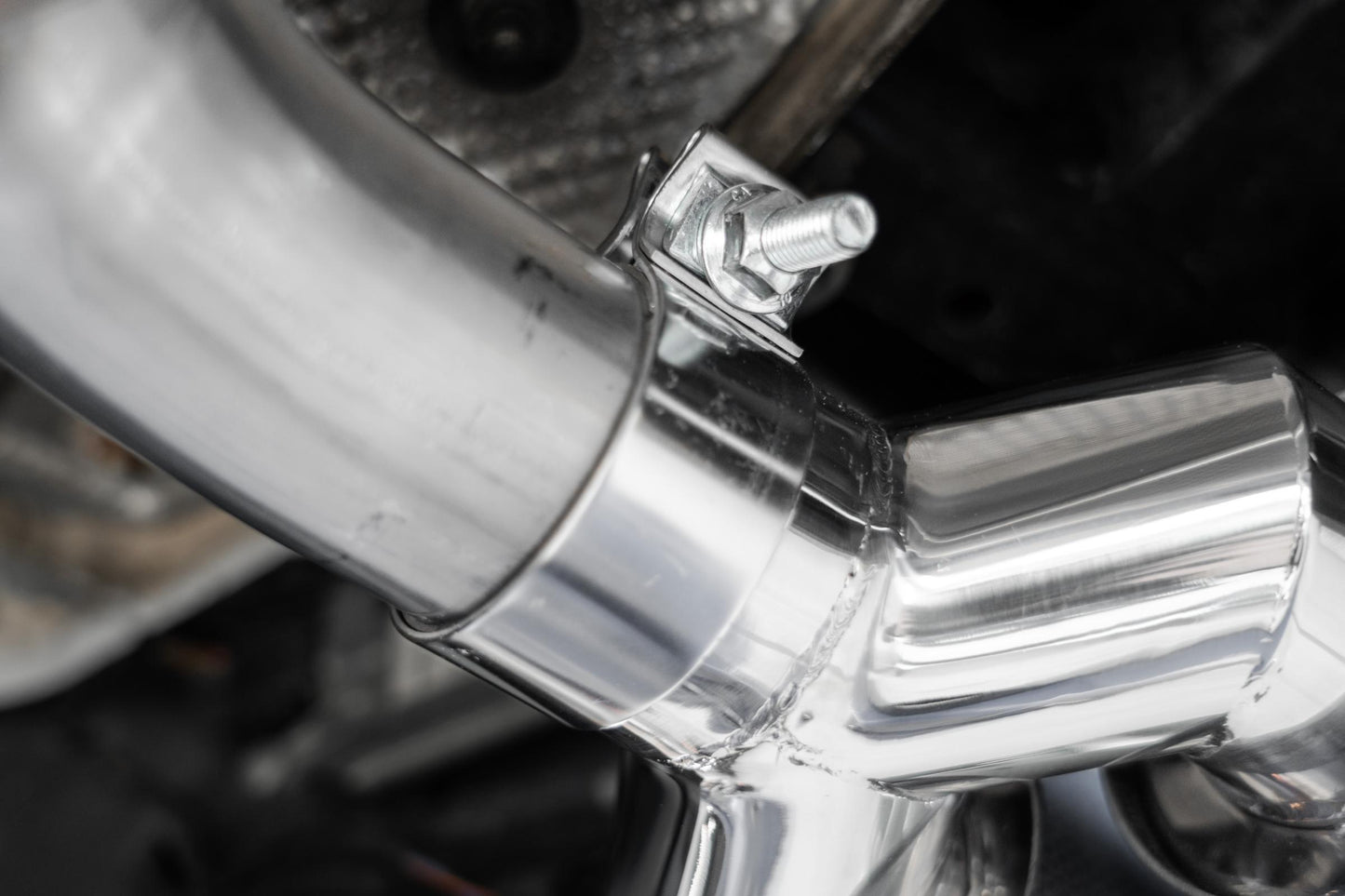 2014-2017 Audi SQ5 3.0T 2.5 Inch Axle-Back Dual Rear Exit T304 Stainless Steel with Quad Carbon Fiber Tips MBRP-5
