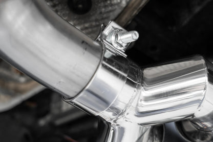 2014-2017 Audi SQ5 3.0T 2.5 Inch Axle-Back Dual Rear Exit T304 Stainless Steel with Quad Carbon Fiber Tips MBRP-5
