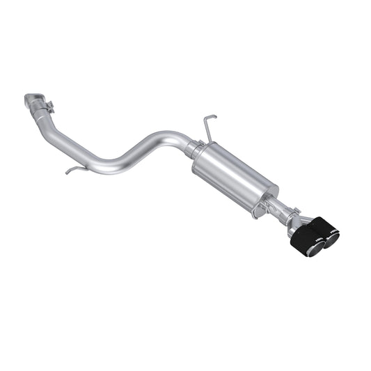 20-25 Kia Telluride and Hyundai Palisade Armor Pro T304SS 2.5 Inch Axle-Back Single Rear Exit Dual Outlet CF Tip, MBRP