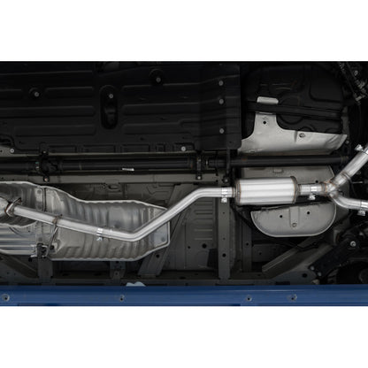 Aluminized Steel 2.5 Inch Cat-Back Dual Split Rear Exit 2021-Up Honda Ridgeline 3.5L MBRP-1