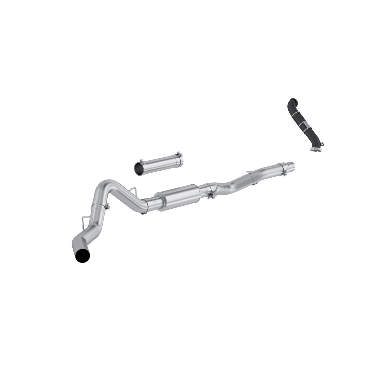 06-07 Chevrolet/GMC 2500/3500 EC/CC 6.6L Duramax, Classic, Armor Lite 4-Inch Cat-Back Single Side Exit, with Carb Approved Downpipe, MBRP