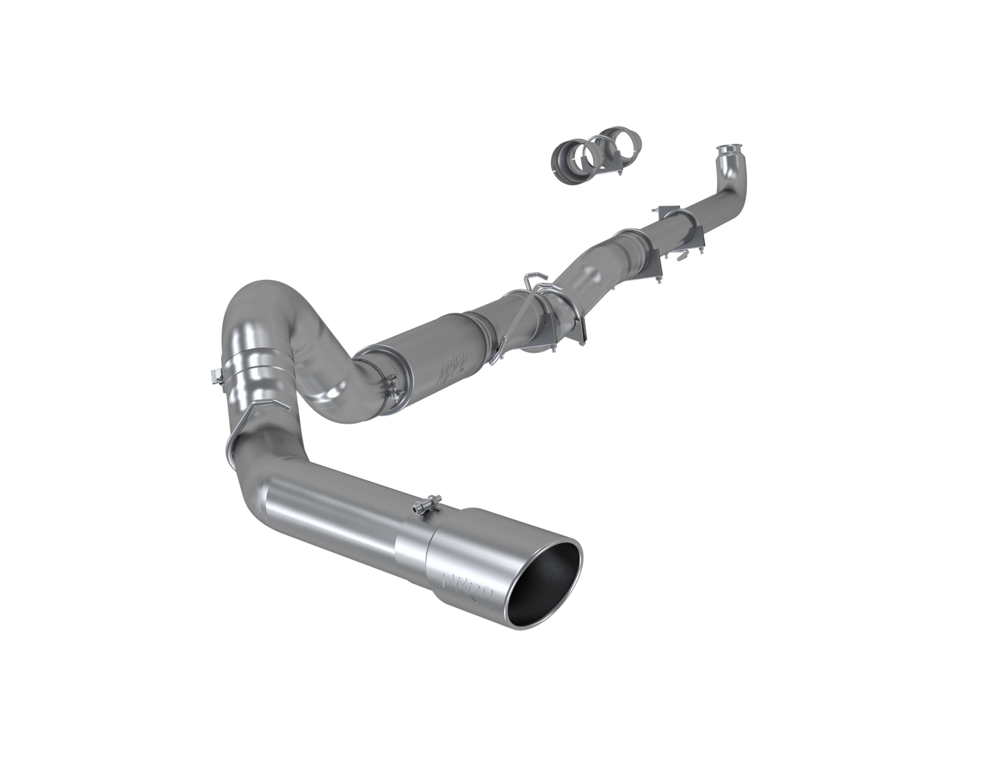 5 Inch Exhaust Pipe Single Side Aluminized Steel MBRP-1