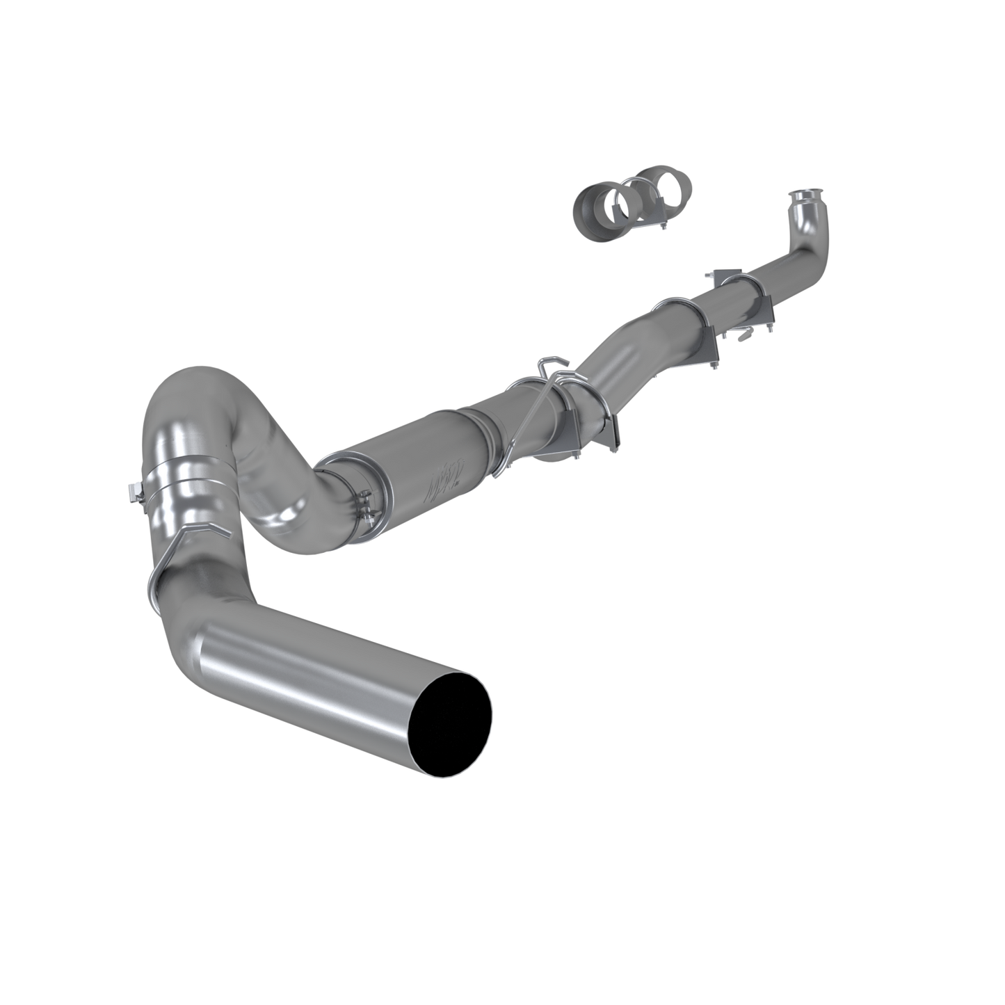 5 Inch Exhaust Pipe Single Side Aluminized Steel MBRP
