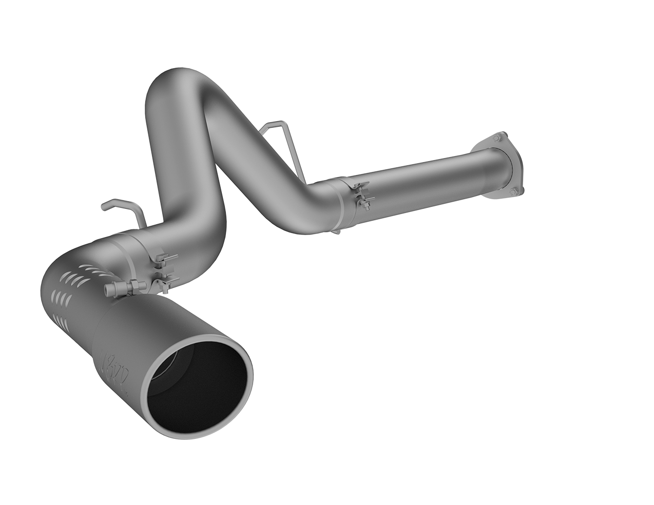4 Inch Filter Back Single Side Exit Aluminized Steel For 07-10 Silverado/Sierra 2500/3500 Duramax All LMM MBRP
