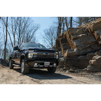 20-Up Silverado/Sierra 2500/3500 T304 Stainless Steel 4 Inch Filter Back Single Side Exit Exhaust System MBRP-11