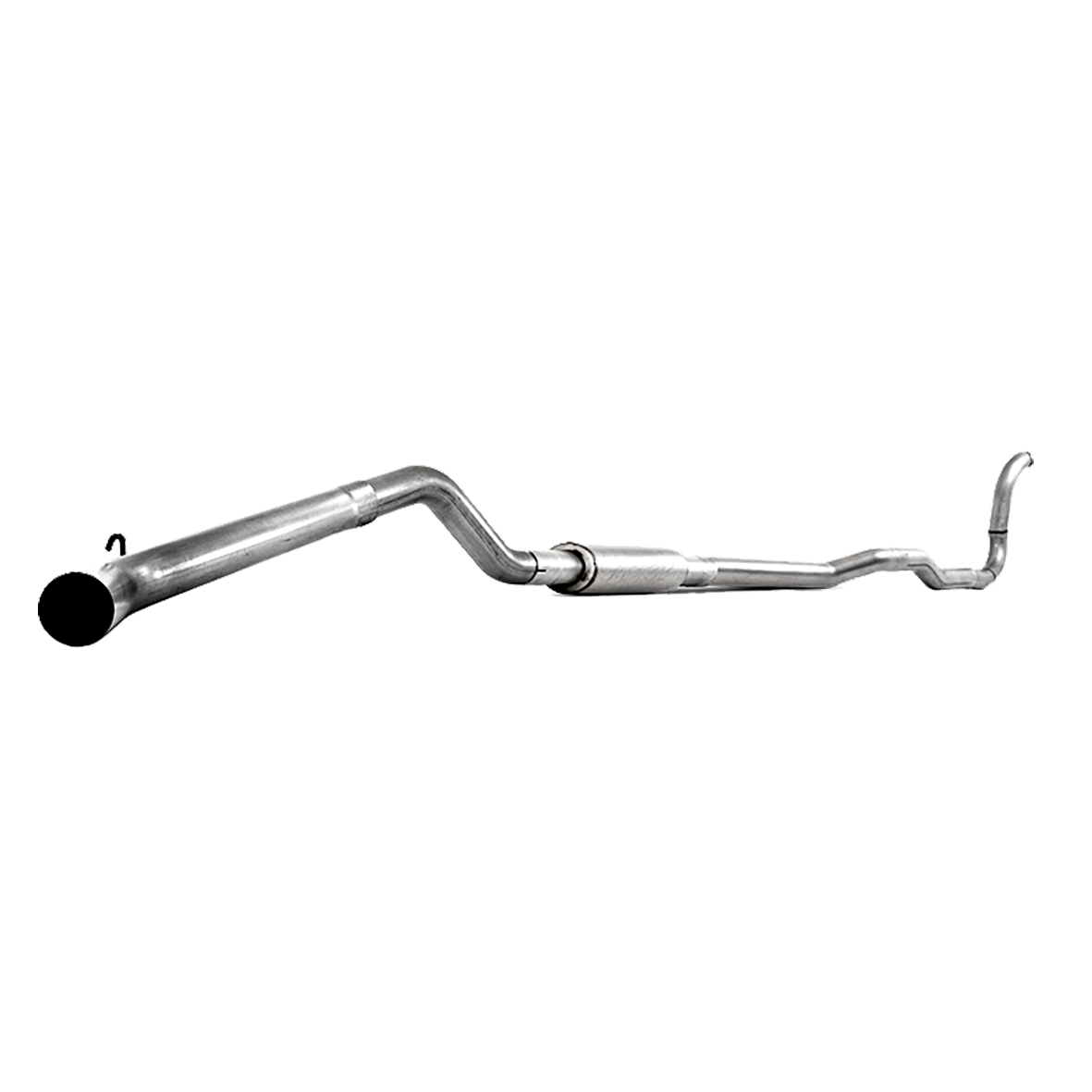 4 Inch Turbo Back Single Side 4WD Only No Muffler Aluminized Steel For 88-93 Dodge Ram D250/D350 Cummins MBRP-1