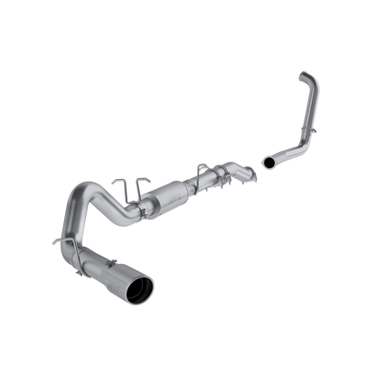 4 Inch Turbo Back Single Side Stock Cat Exit For 03-07 Ford F-250/350 6.0L Extended Cab/Crew Cab MBRP-1