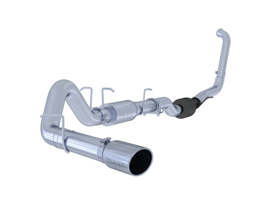 4 Turbo Back Single Side Exit T409 Stainless Steel For 03-07 Ford F-250/350 6.0L Extended Cab/Crew Cab MBRP