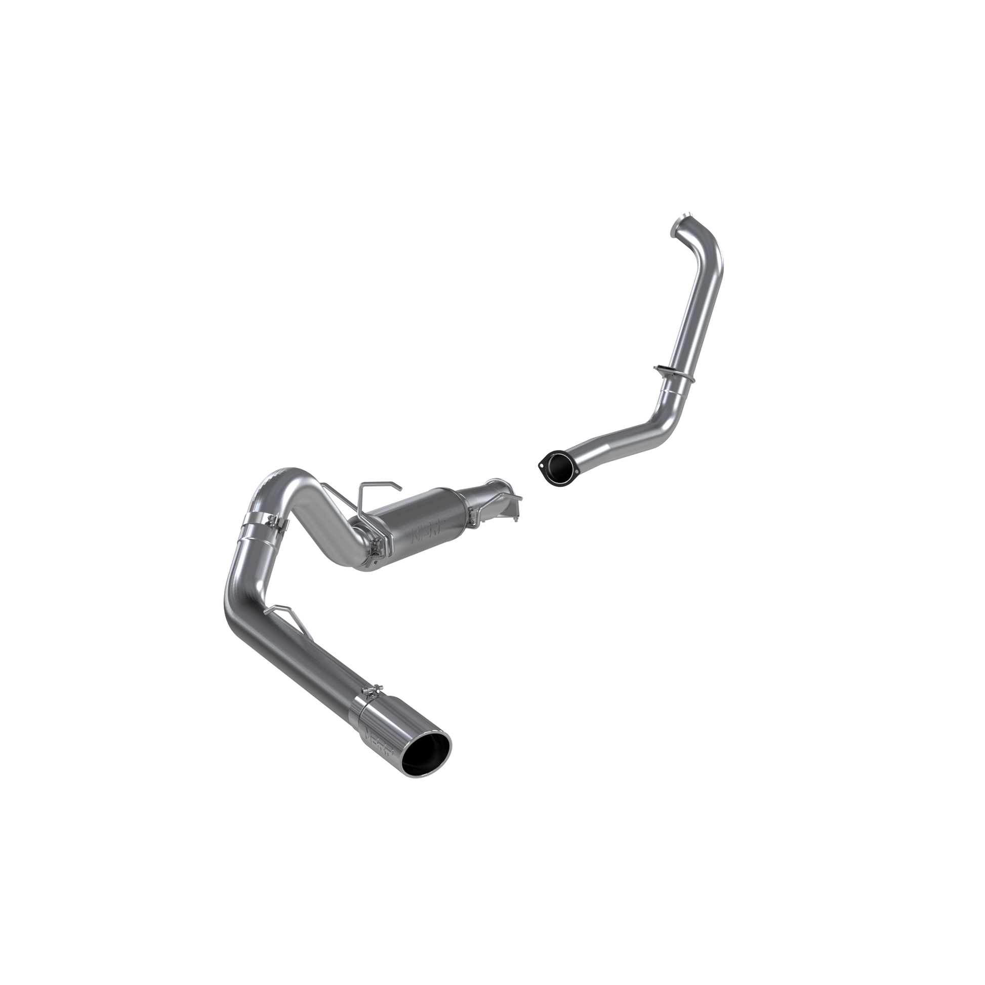 4 Inch Turbo Back Single Side Stock Cat Exit For 03-05 Ford Excursion 6.0L MBRP