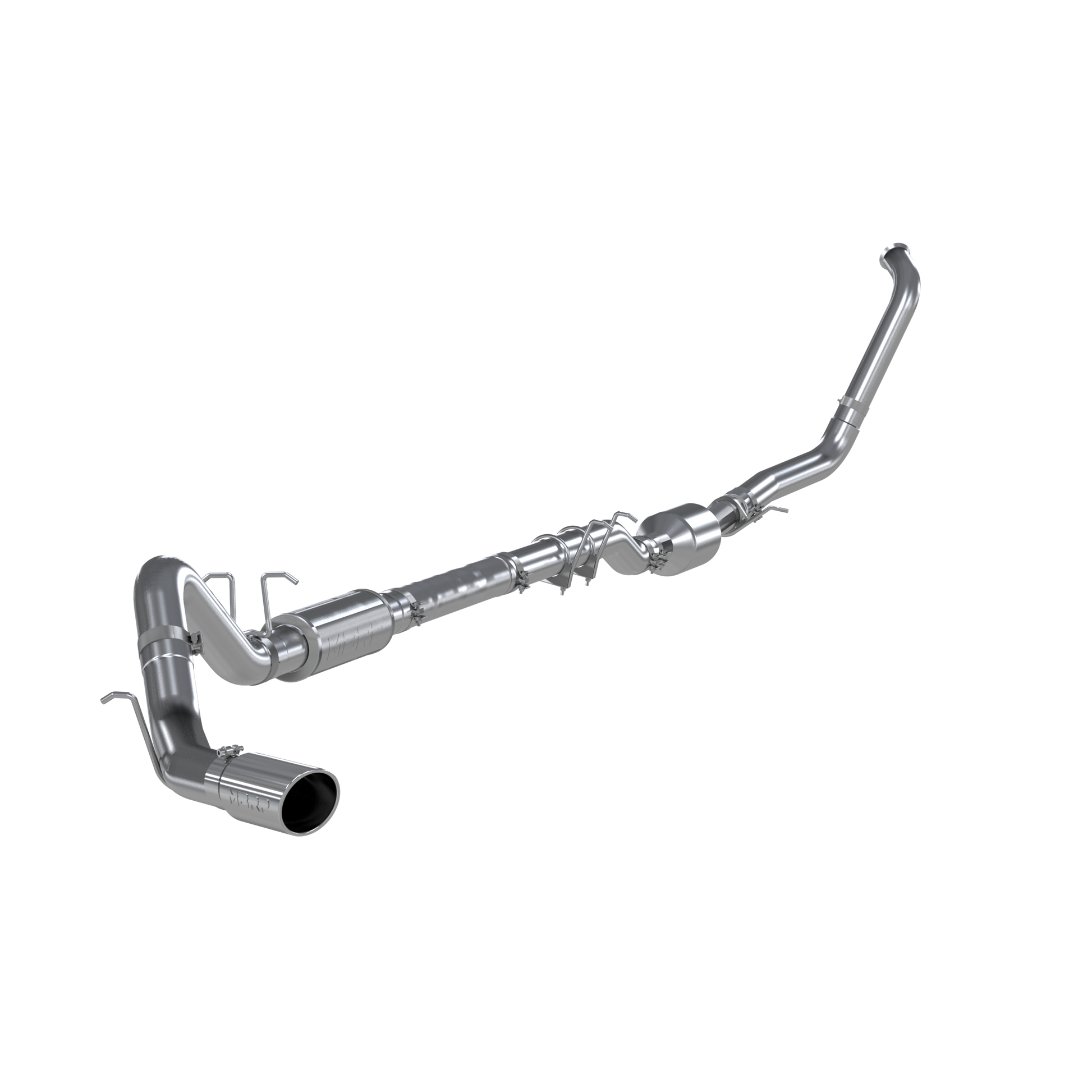 4 Inch Exhaust System Kit Turbo Back For 03-07 Ford F-350/450/550 6.0L Single Side Exit MBRP
